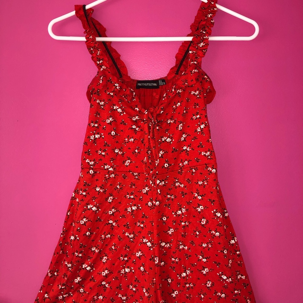 Prettylittlething Floral Romper